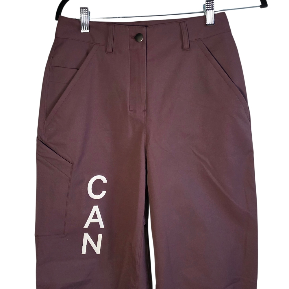 Lululemon Carpenter HR Pant TCA Water Repellent Barrel Leg Pants Brown Size 26 - Picture 2 of 10